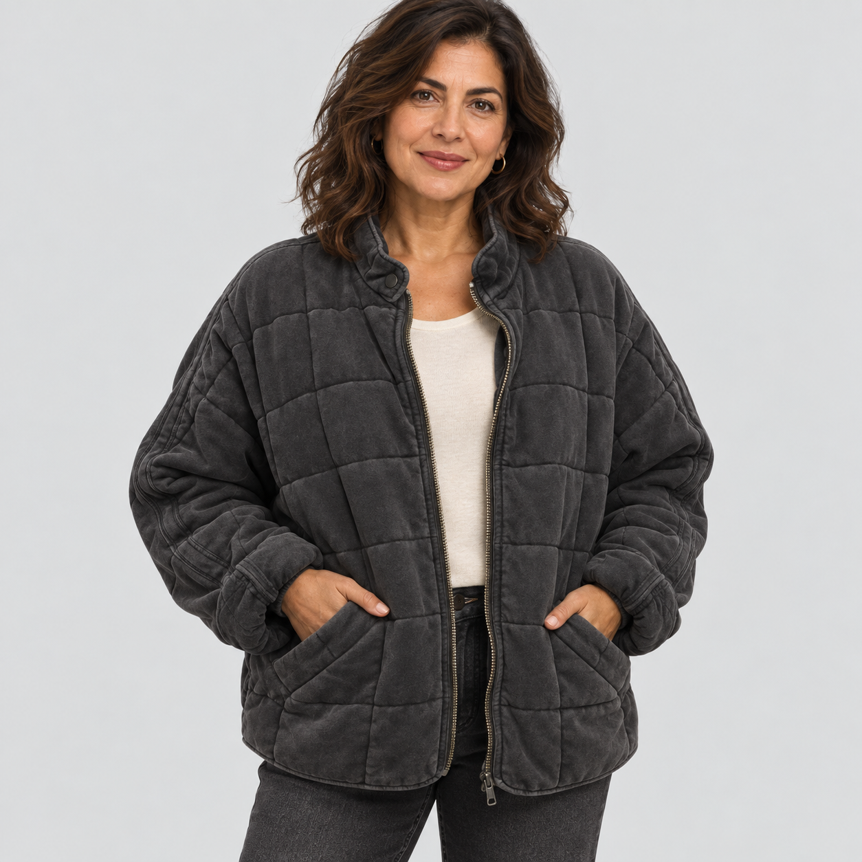 Josiane™ | Veste matelassée au style oversize élégant