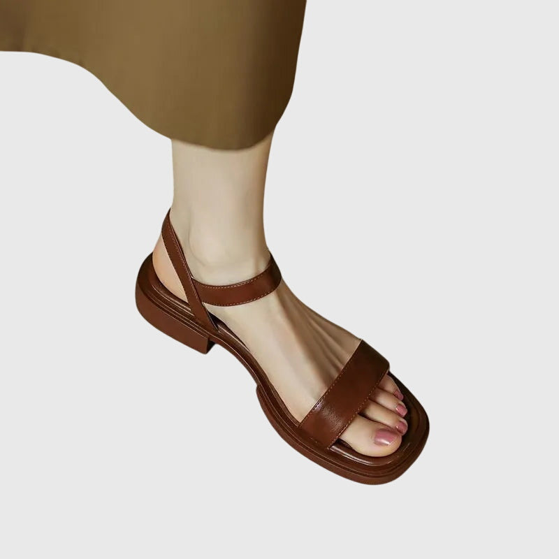 Kaia - Sandales en cuir ergonomique