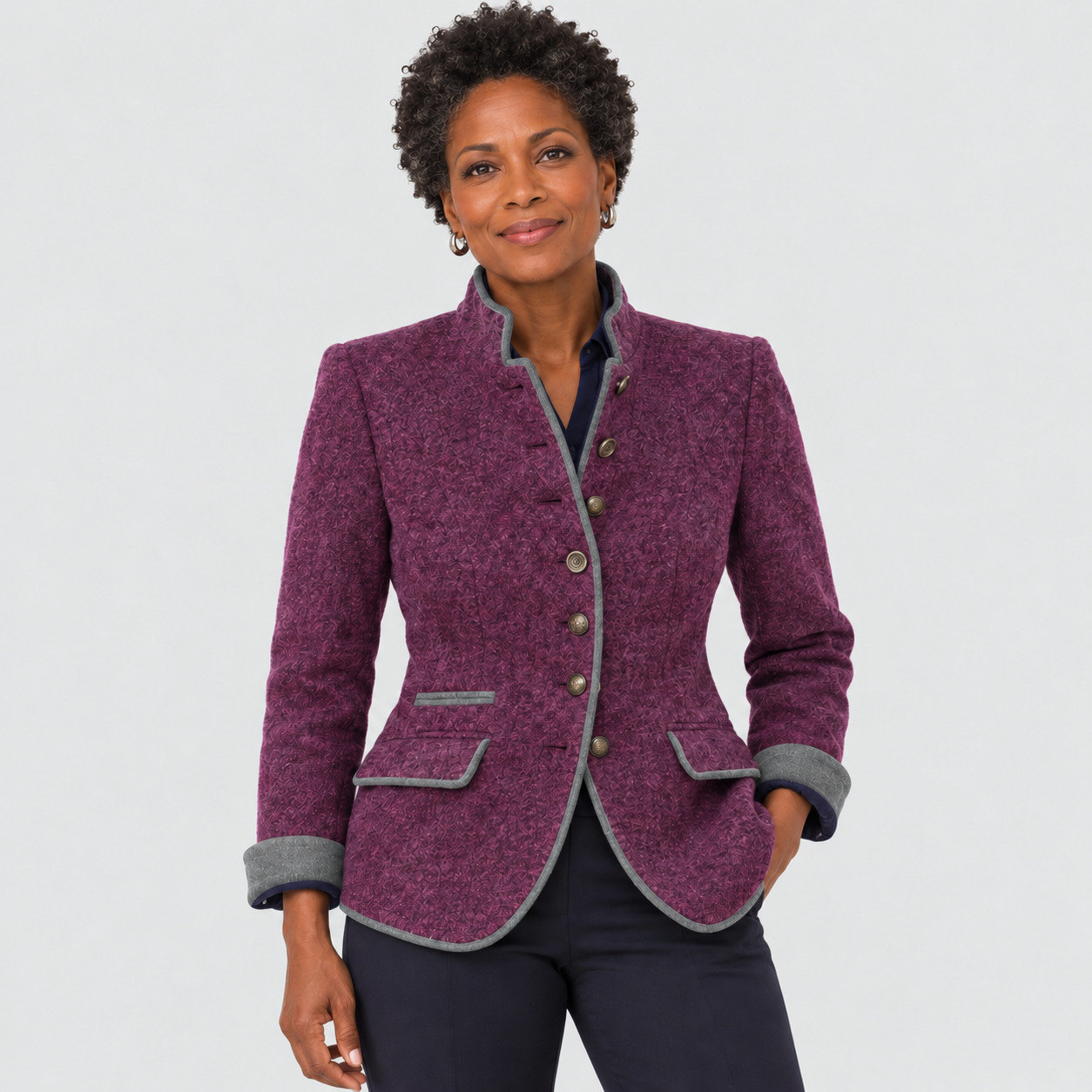 Joanna | Veste Classique en Laine Édition Limitée