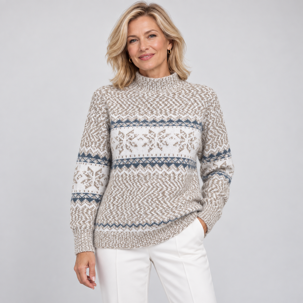 Eugénie | Pull en tricot vintage