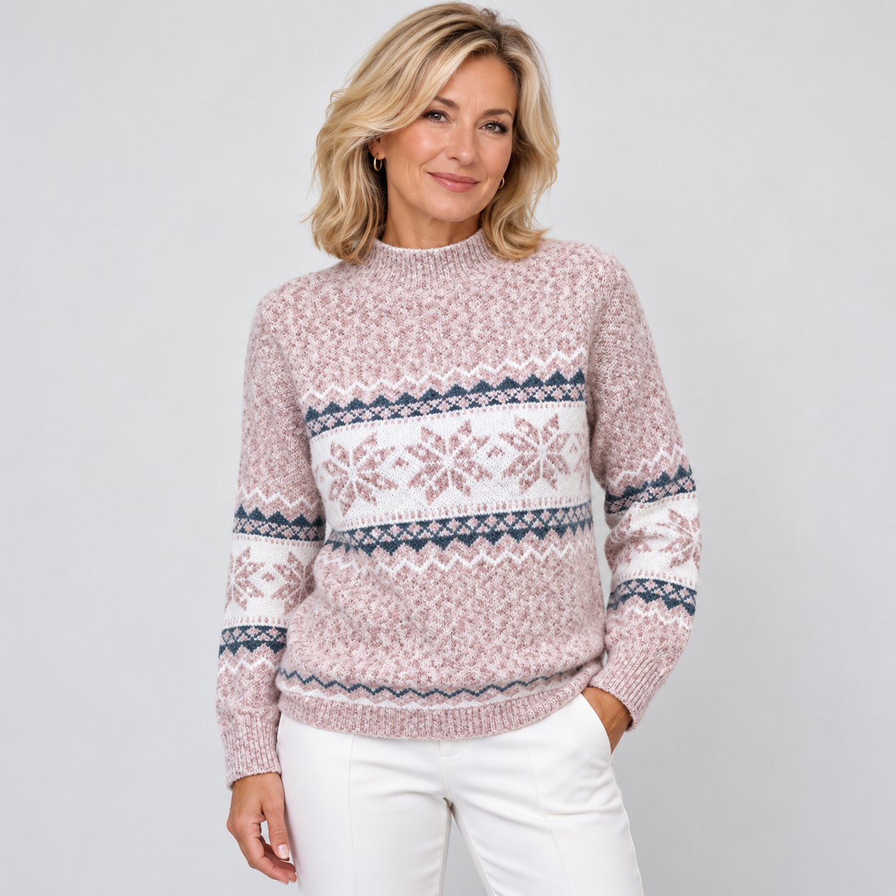 Eugénie | Pull en tricot vintage