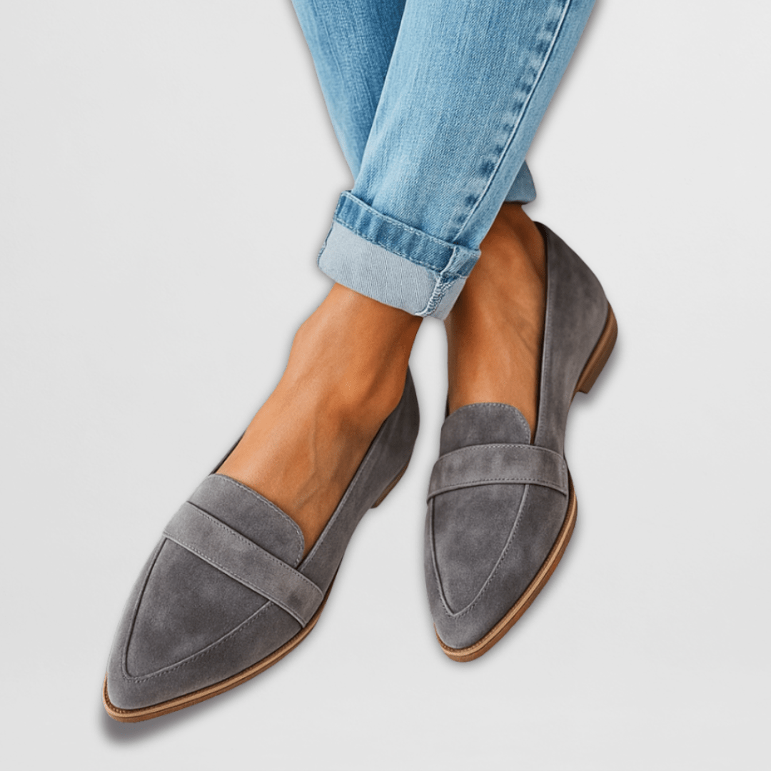 Helen | Chaussons ergonomiques en daim souple