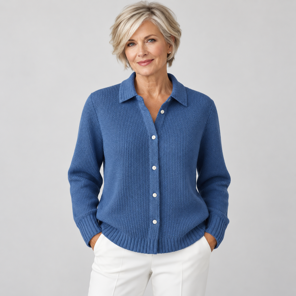 Sophie | Cardigan texturé à boutons