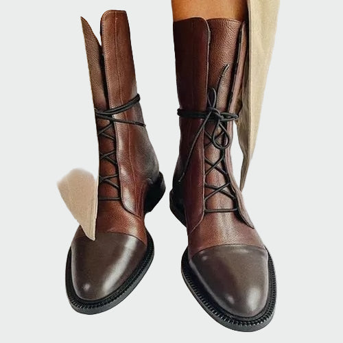 Bottes ergonomiques en cuir