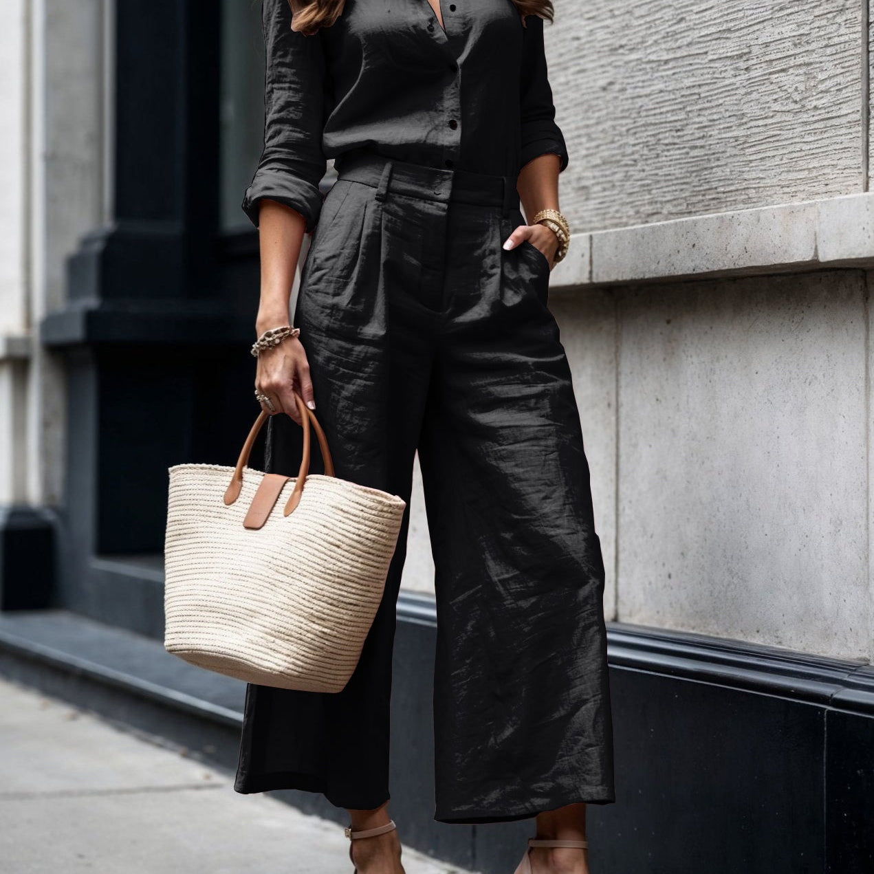 Isaure - Look Casual Chic Rose
