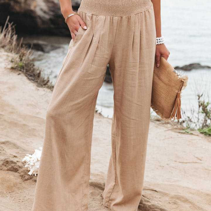 Aileen - Pantalons Large de Plage