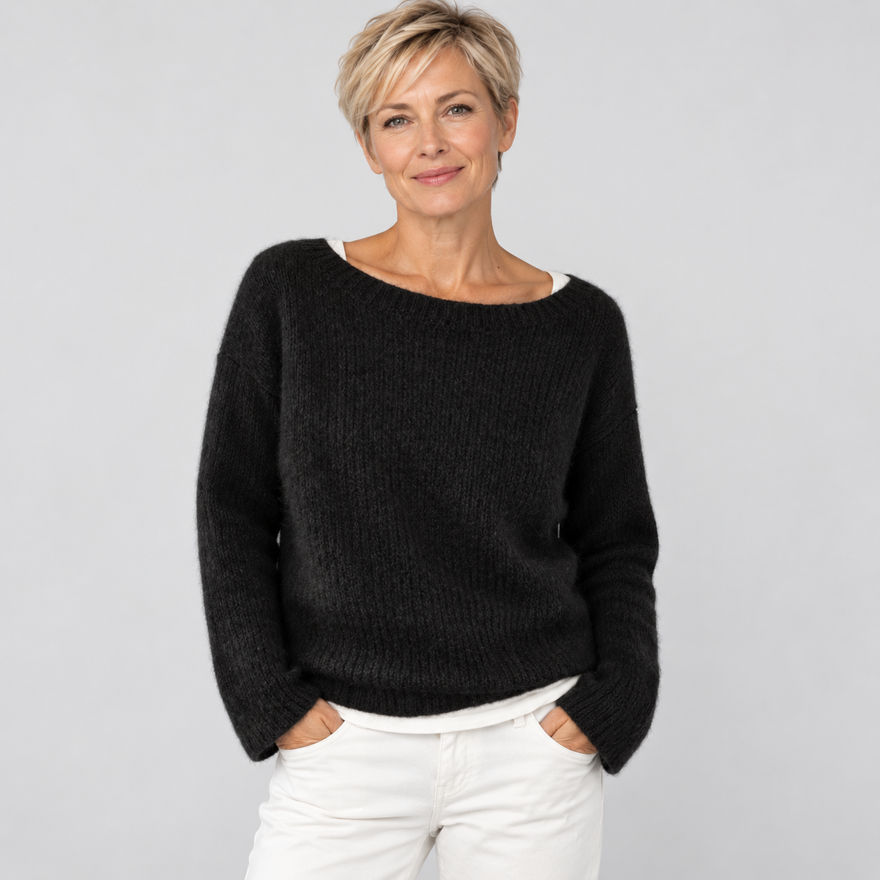 Sarah | Pull en tricot vintage