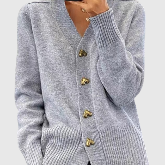 Amy | Cardigan Élégant en Maille
