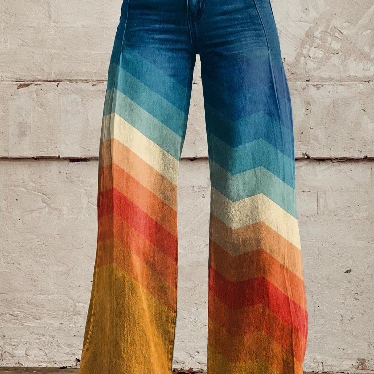 Agnès | Pantalon Motif Naturel